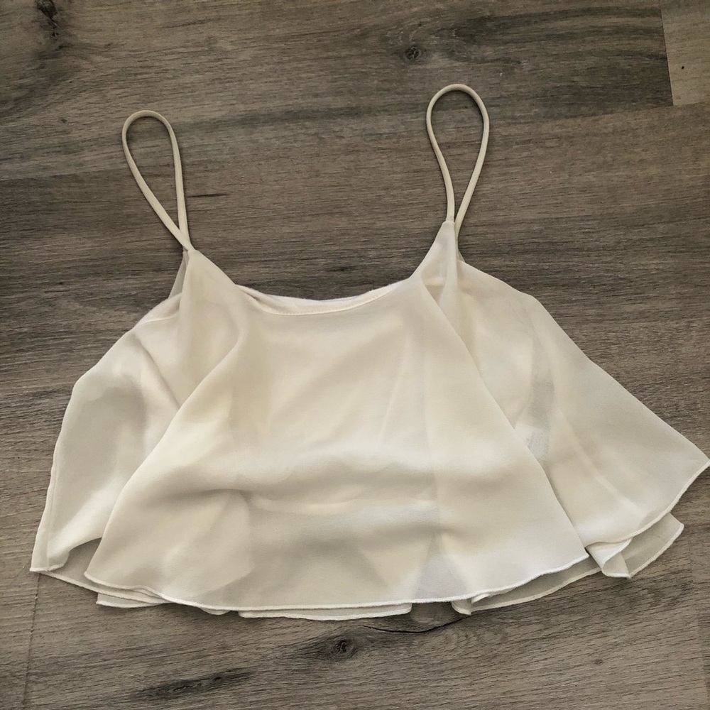 White Crop Top